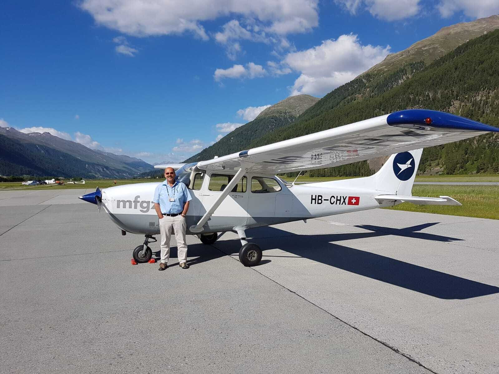 Samedan C-172 Cessna Bruno Studer